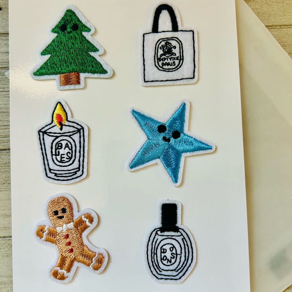 Diptyque Felt Patches Holiday 2024 - Picture 3 of 3